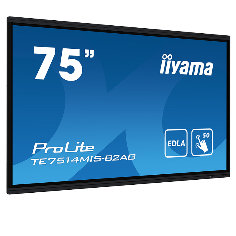 Інтерактивна панель Iiyama ProLite 75" (TE7514MIS-B2AG), настінне кріплення